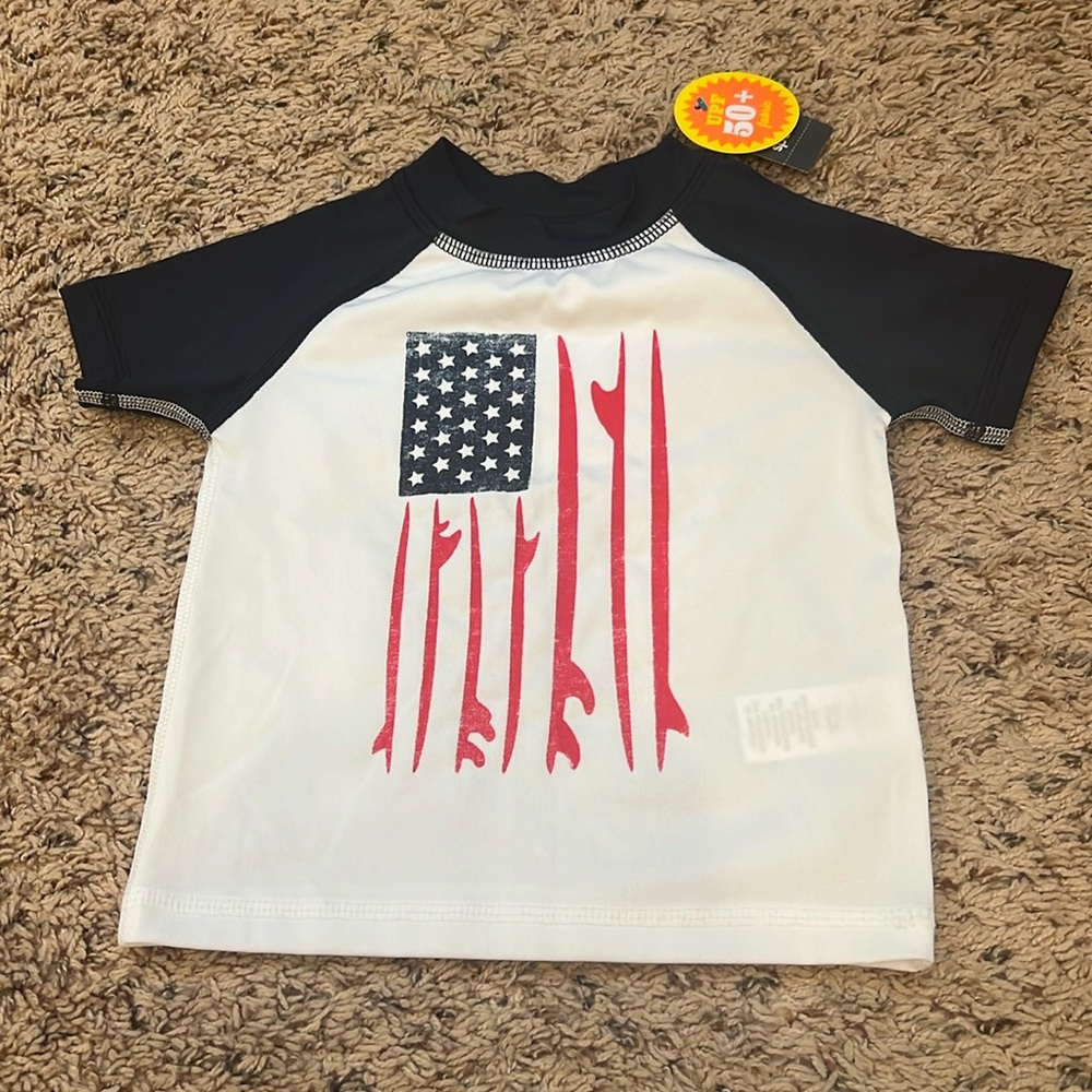Toddler Patriotic Rash Guard